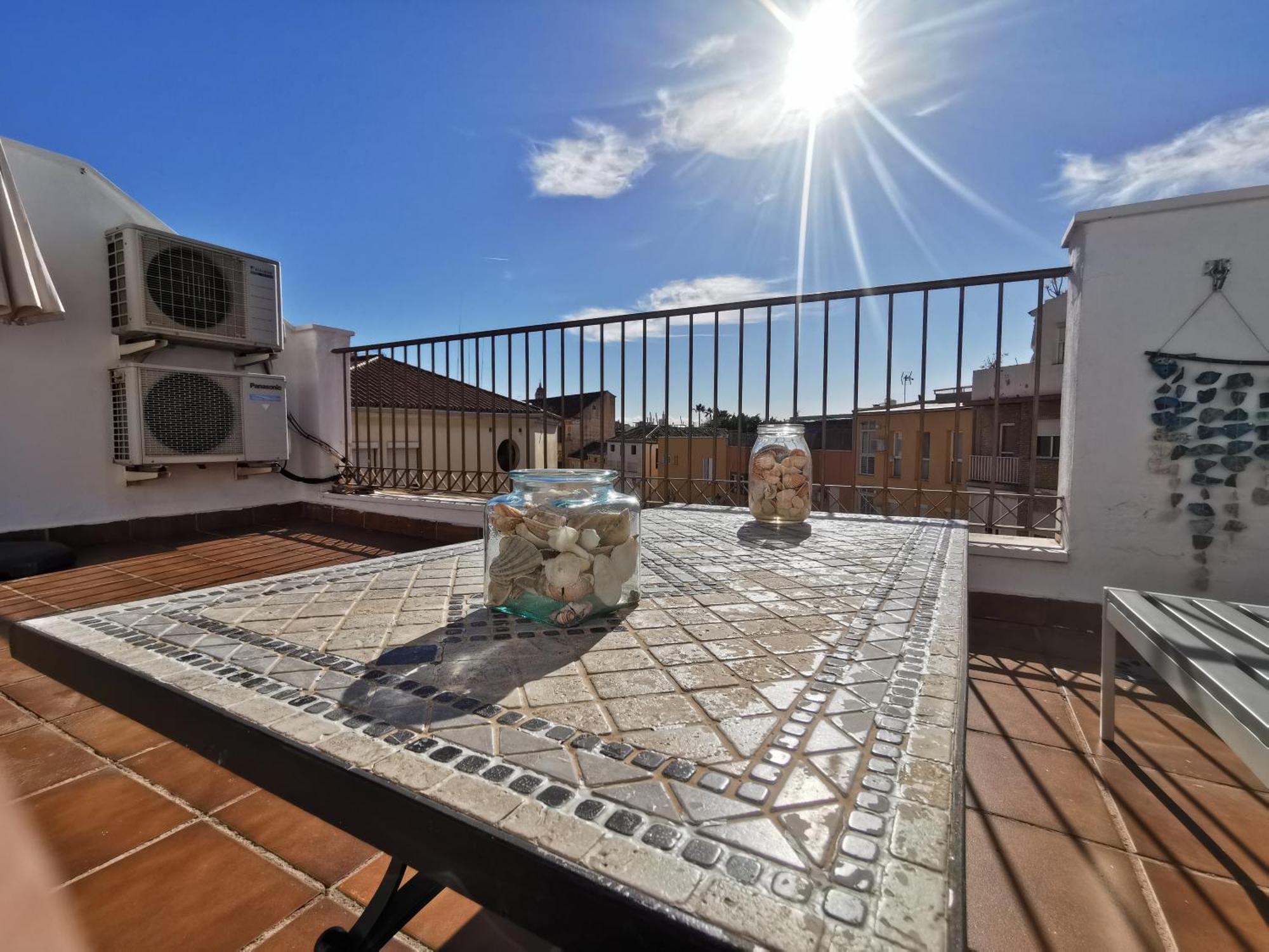 Apartamento Atico Con Vistas Centro Historico / Terraza 40 M Málaga Exterior foto