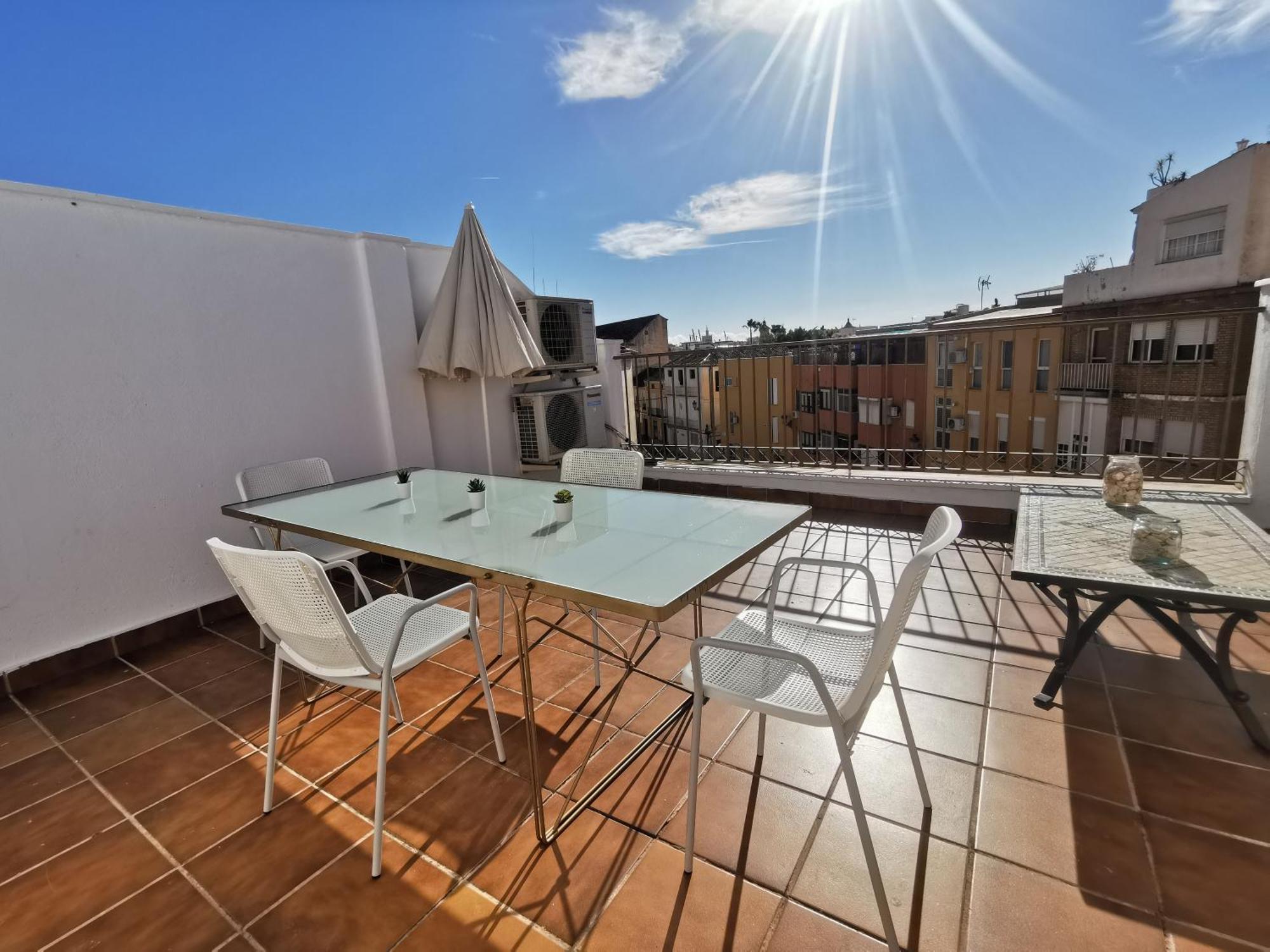 Apartamento Atico Con Vistas Centro Historico / Terraza 40 M Málaga Exterior foto